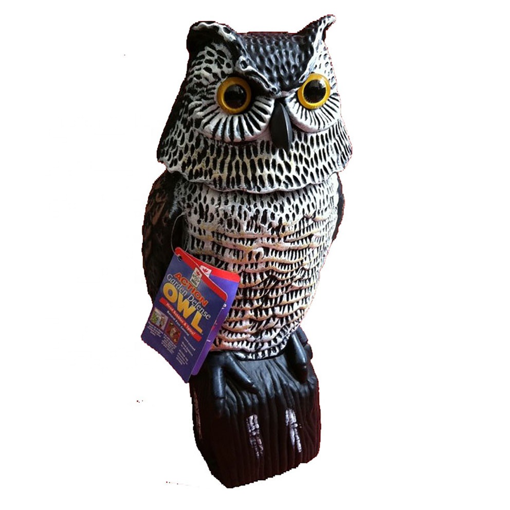 OSGOODWAY plastic best seller garden ornaments owls night owl sculpture for outdoor decoration