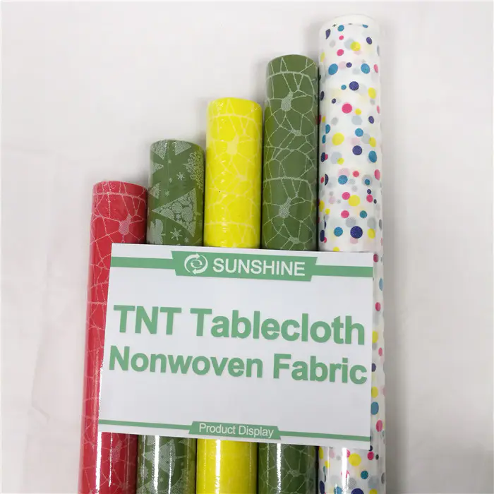Non woven tablecloth can be customized directly by manufacturers