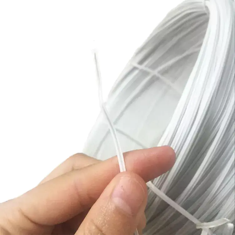 3mm plastic white nose wire