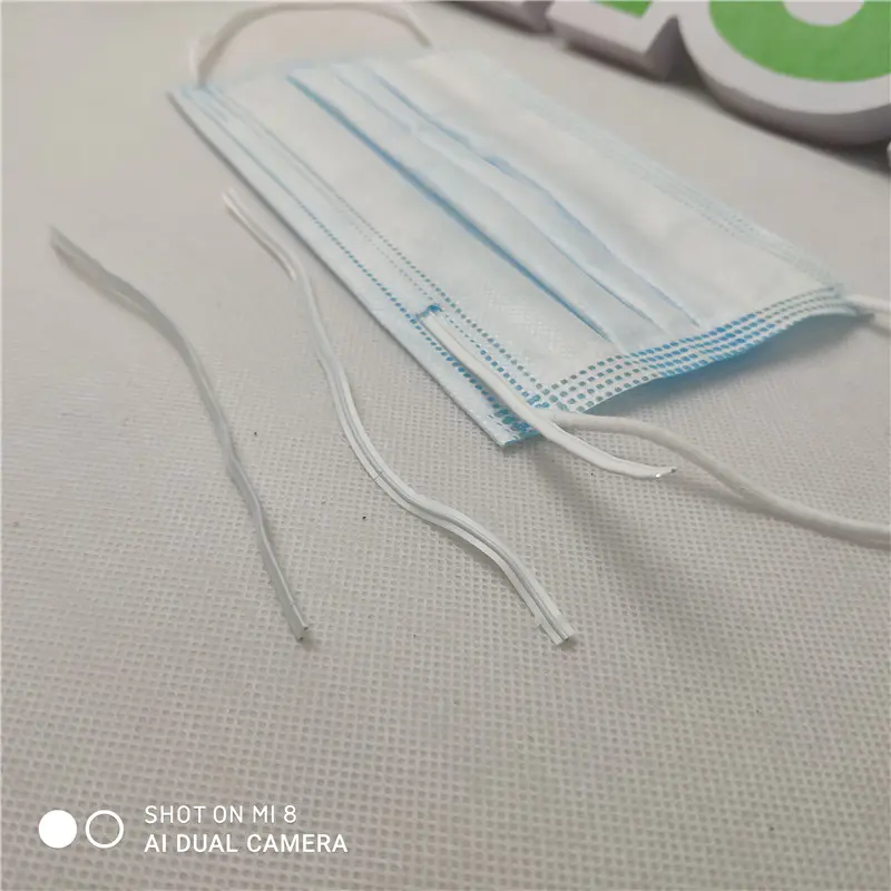 Hygiene disposable material of plastic nose wire