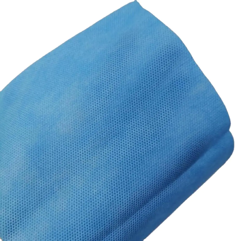 Hot-sell S SS SSS SMS SMMS 100% PP medical Spunbond blue non woven fabric