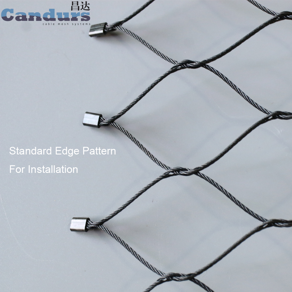 316 Inox Wire Rope Black Oxide Stainless Steel Cable For RailingCandurs