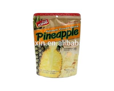 foil lined dried pineapple packaging stand up pouch
