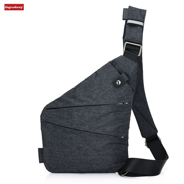 Osgoodway Multipurpose Anti-theft Crossbody Sling Chest Bag Men's Business Crossbody Bag