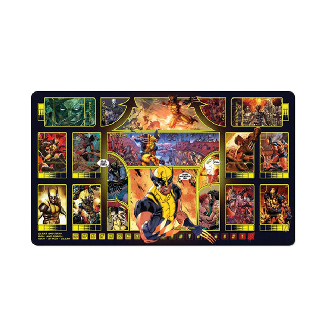 Tigerwings custom logo printing with stitching gaming mouse pad TCG playmat for board game
