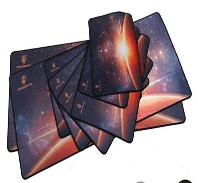Tigerwings advertising gift items unique tempered glass mouse pad