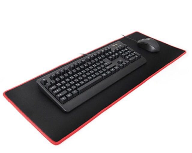 Tigerwings aliexpress extra long full desk gaming natural rubber mat with custom shape
