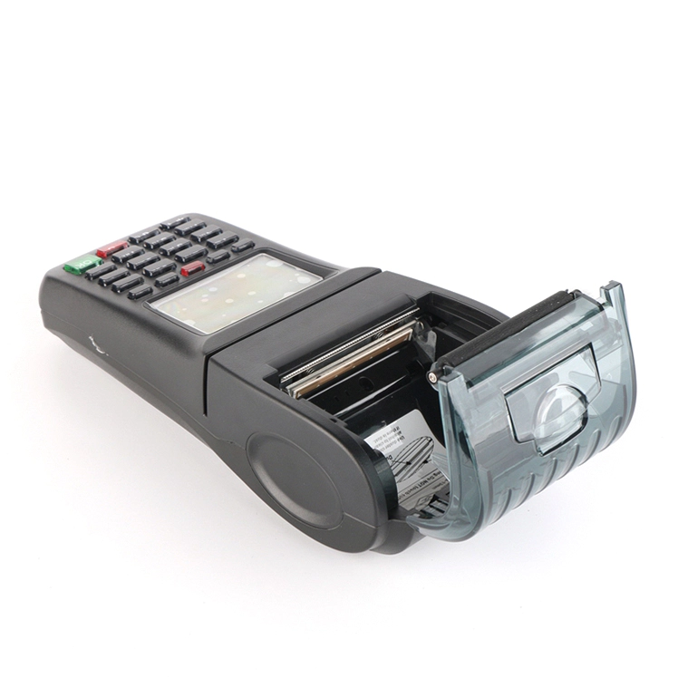 Online and offline GPRS SMS POS Terminal Electronic Handheld Portable Thermal Printer for Bus Ticketing, Mobile Top up, Lottery