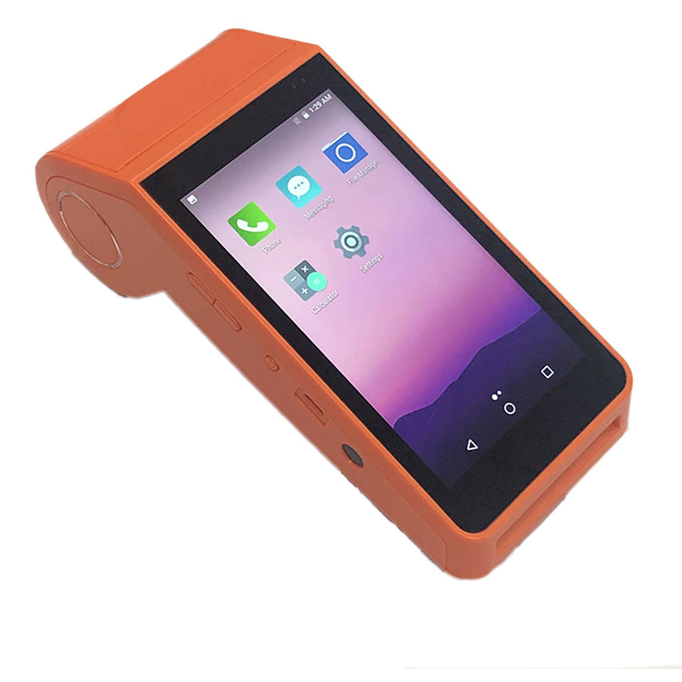 All in one 2GB 5inch 4G Smart Android Handheld POS Terminal With POS System Thermal Printer supports 1D 2D scanning
