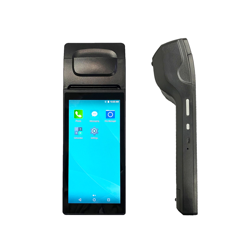 Handheld 6inch Mobile Pos Terminal Android POS With 58mm Thermal Printer For Delivery,Payment,Ticket Print
