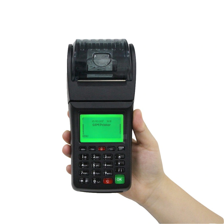 Portable Handheld Online Wireless Thermal Pos Mini 3G Gprs Terminal Ticket Printing Machine Ordering Restaurant Order Printer