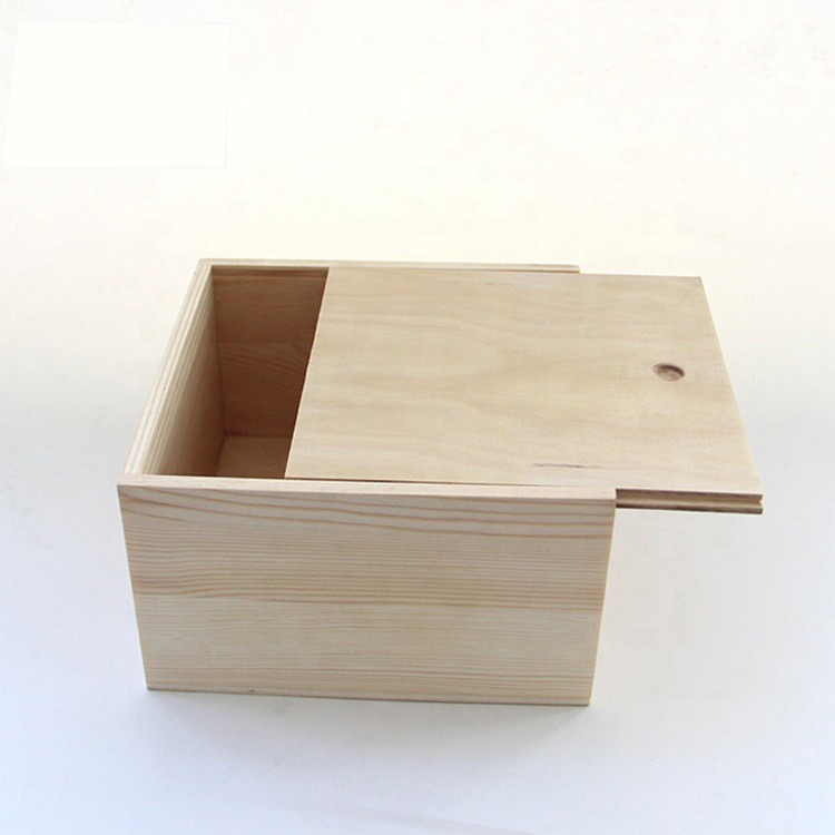 High Quality Luxury Wooden Boxlift off Sliding Lid
