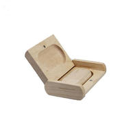Wooden convenient box shell usb flash drive with gift box