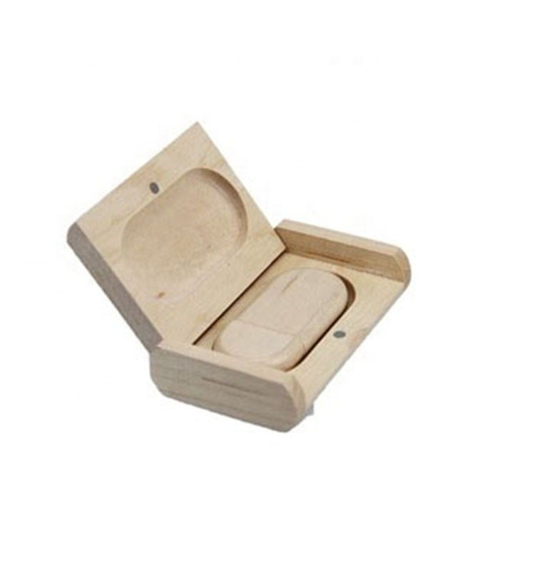 Essential wooden usb flash drive with gift box for usb