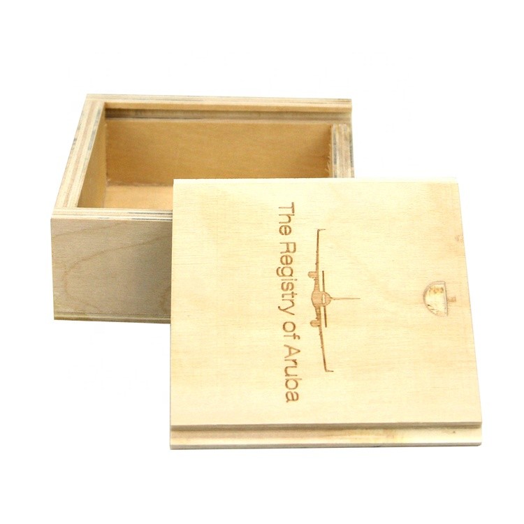 eco-friendly luxury antique wooden square storage box with custom size and logo