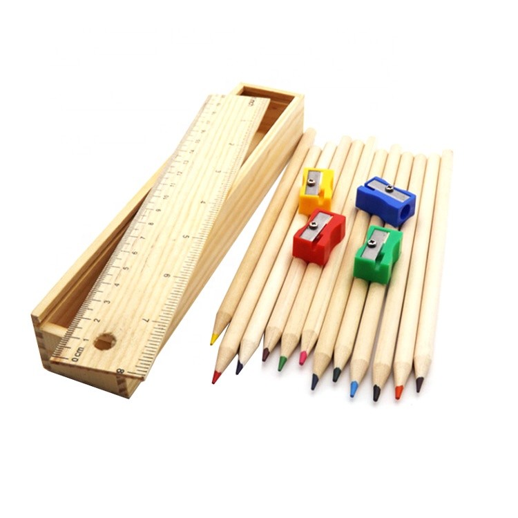 Hot sale Customized fancy sliding multipurpose wooden pencil box