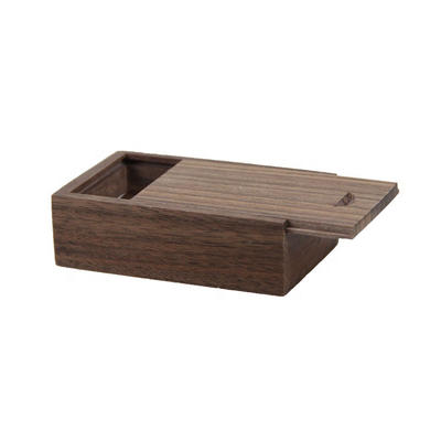 Normal size simple useful wooden box for USB flash drive