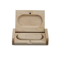 Small wooden usb stick packaging box with cheap price