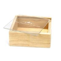 Vitalucks customised personalized DIY small wooden decorative gift packing box with sliding lid for sale