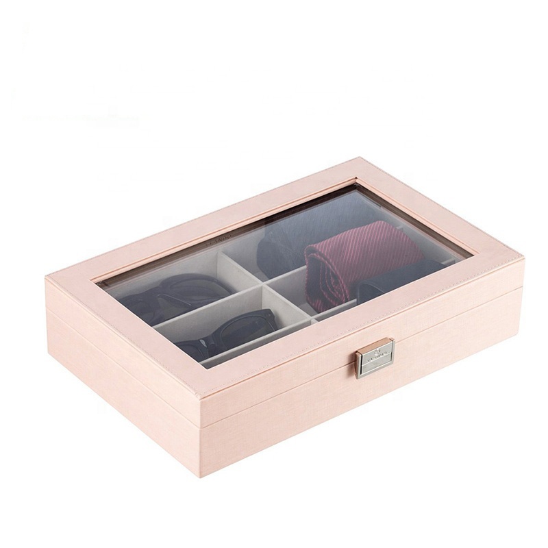 Hot Sale Custom Design Storage Wooden Tie Box