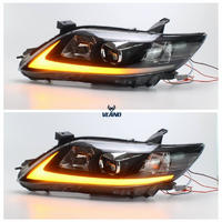 VLAND factory accessories for Car head lamp for Camry LED Headlight 2010 2011 Head light with Double color light bar(DRL&Signal)