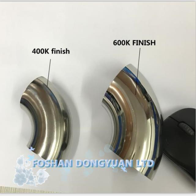 High Polish Stainless Steel Decorative Flange Elbow for Handrail Fittings