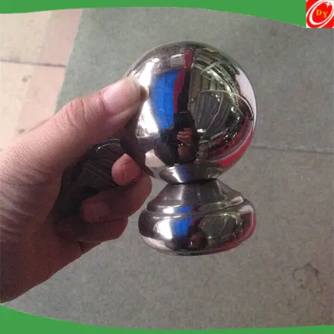 stainless steel handrail post top ball/balustrade ball post cap