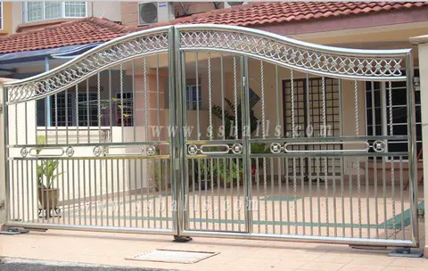 Stainless Steel Gate Decorative Flower Accessories