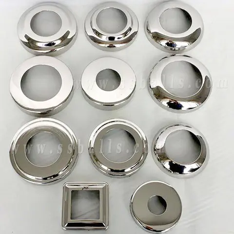 Inox Decoration Cover Fittings/Stainless Steel Round Bottom for Pipe Fittings