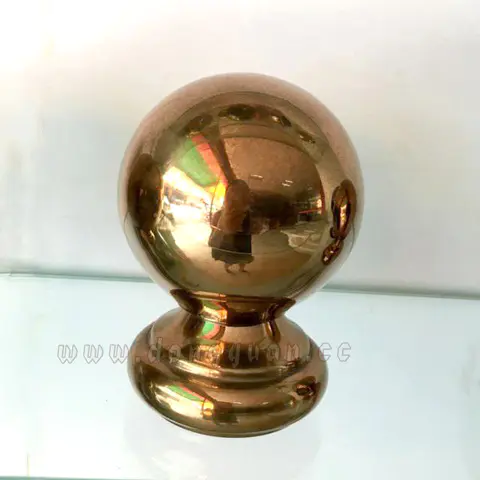 80mmGazing Stainless Steel Stair ball with Bottom for Handrail Accessories