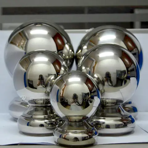 Stainless Steel Tube Handrail Ball with Thread for Stair Parts