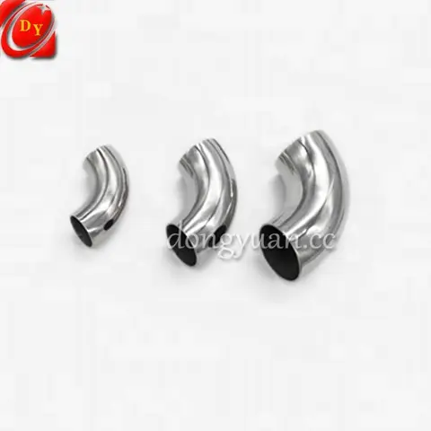 High Polish Stainless Steel Decorative Flange Elbow for Handrail Fittings