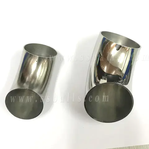 polish stainless steel pipe elbow, inox tube bend fitting