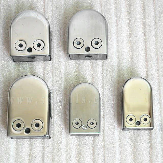 Stainless Steel Gass Railing Hardware, Steel Clamp Accessories
