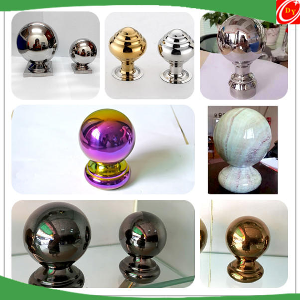 Hot sale stainless steel handrail ball center post for stair decoration