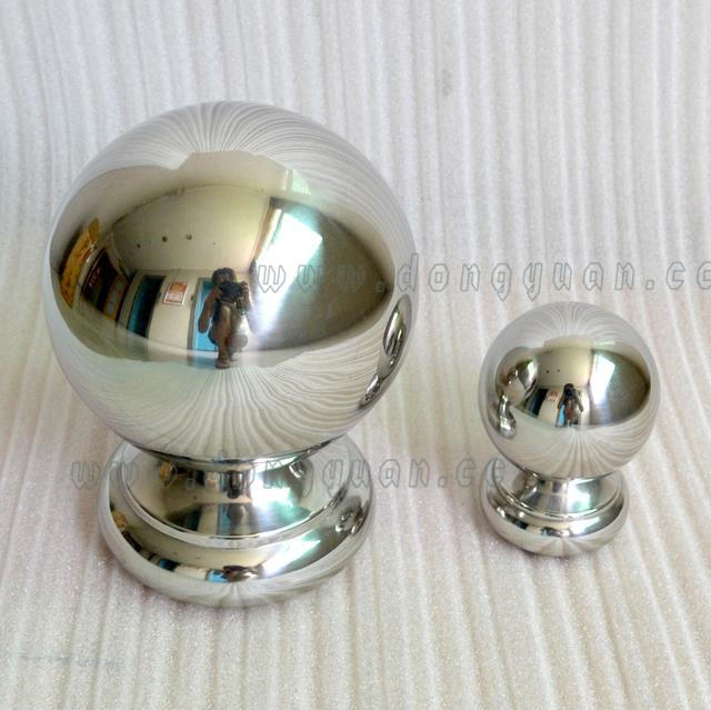 Stainless Steel Decorative Ball with Base for Handrail Stair Fittings