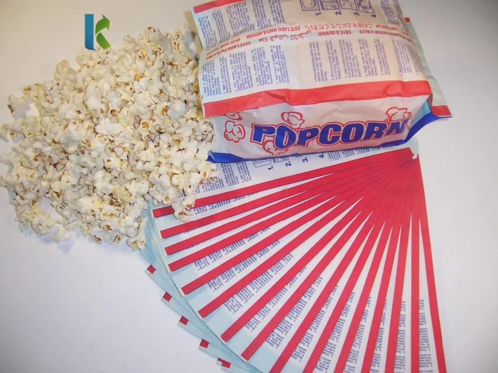 Logo Microondas Factory Para Bolso Kraft Wholesale Sealable CornCraft Custom Print Popcorn Bags
