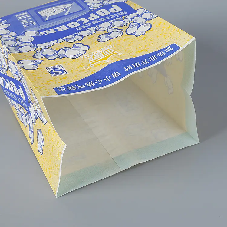 Food grade microwave bags for popcorn packaging