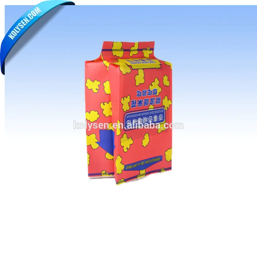 Custom printed food grade microwave popcornbag Verified Supplier in china Export from China