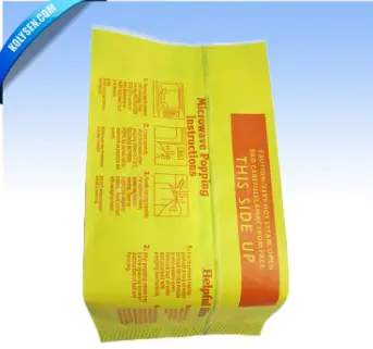 microwaveable paper bag popcorn pouch
