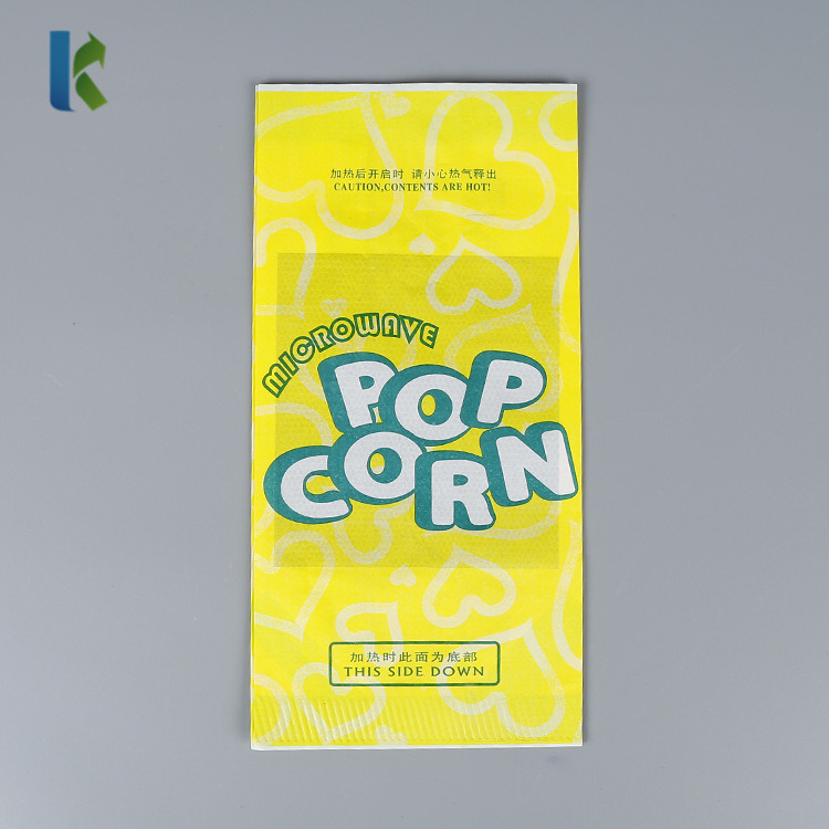 GreaseproofWholesale Craft SealablePopcorn Packaging Bolso Microondas Logo Large Factory Corn BulkNew Para