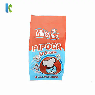 Bolso MicroondasLogo Craft Custom Wholesale Corn Para Kraft FactorySealable Greaseproof Microwave Popcorn Bag