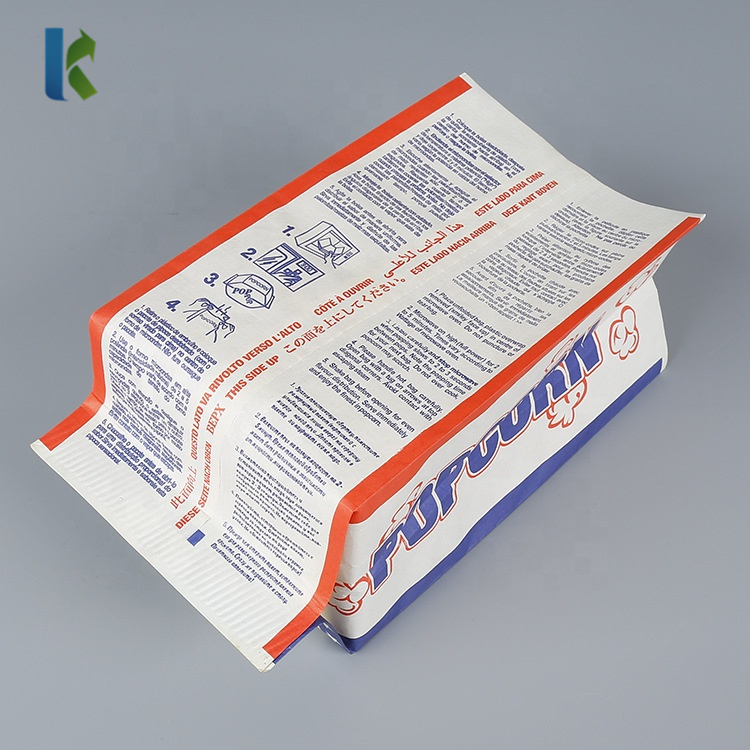 Greaseproof Paper Popcorn Microondas Bag Microwaveable New Para Large Logo CornSealable Bolso Wholesale