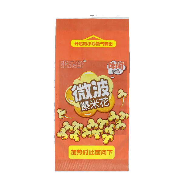 Factory price and high capacity pinch bottom microwave popcorn paper bag