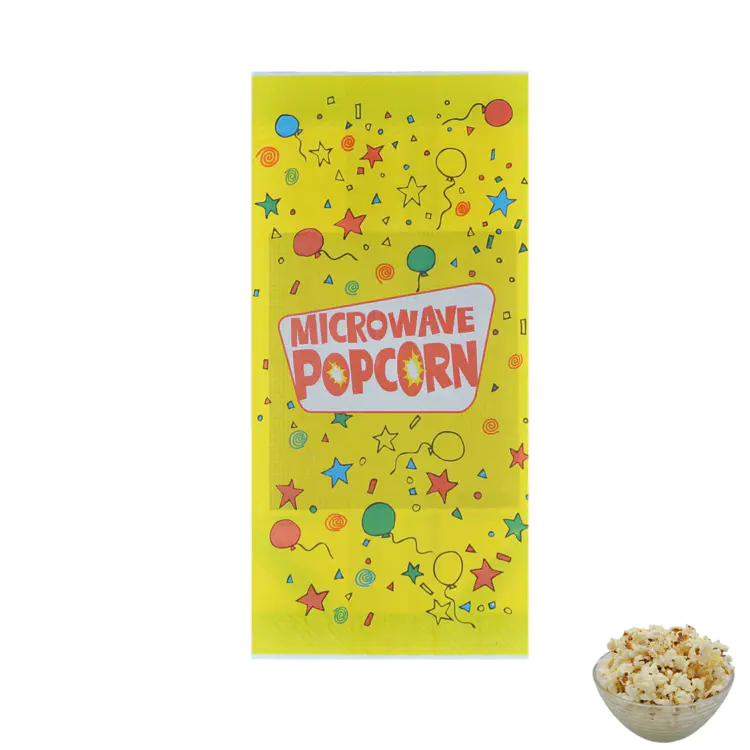 Customized Greaseproof Microwave Popcorn Bag