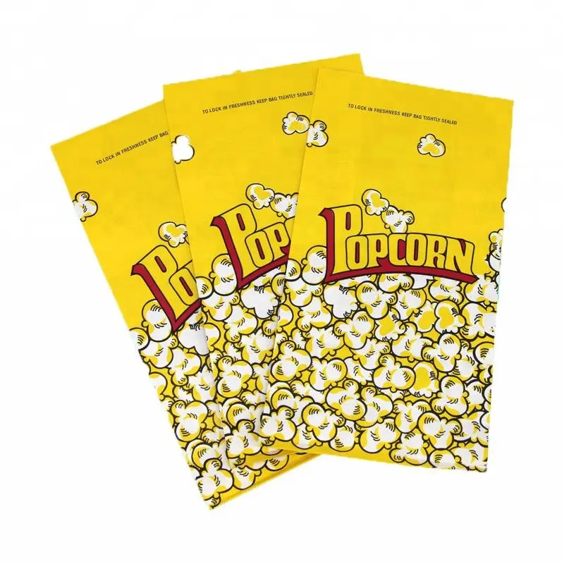 palomitas de papel bolsas popcorn packing bag in china