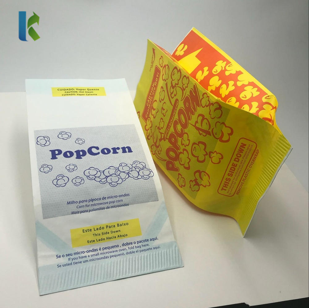 Large Bolso Sealable Factory Wholesale Microondas Microwaveable Paper Popcorn Bag Corn Bulk New Para