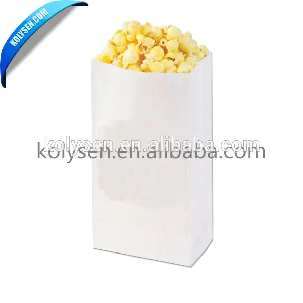 popcorn packaging bags / kraft paper bag for food packaging / microwave popcorn bags