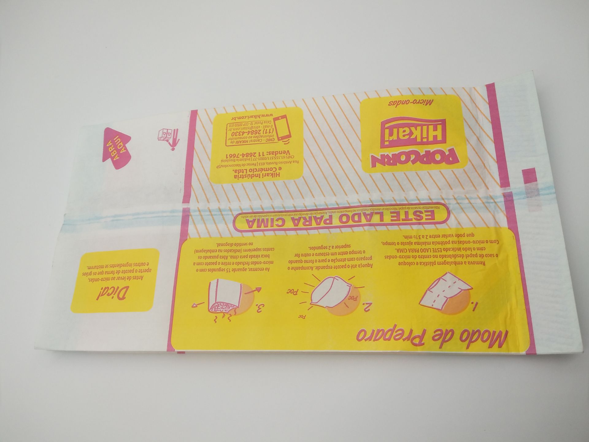 microwave popcorn bag for popcorn packaging