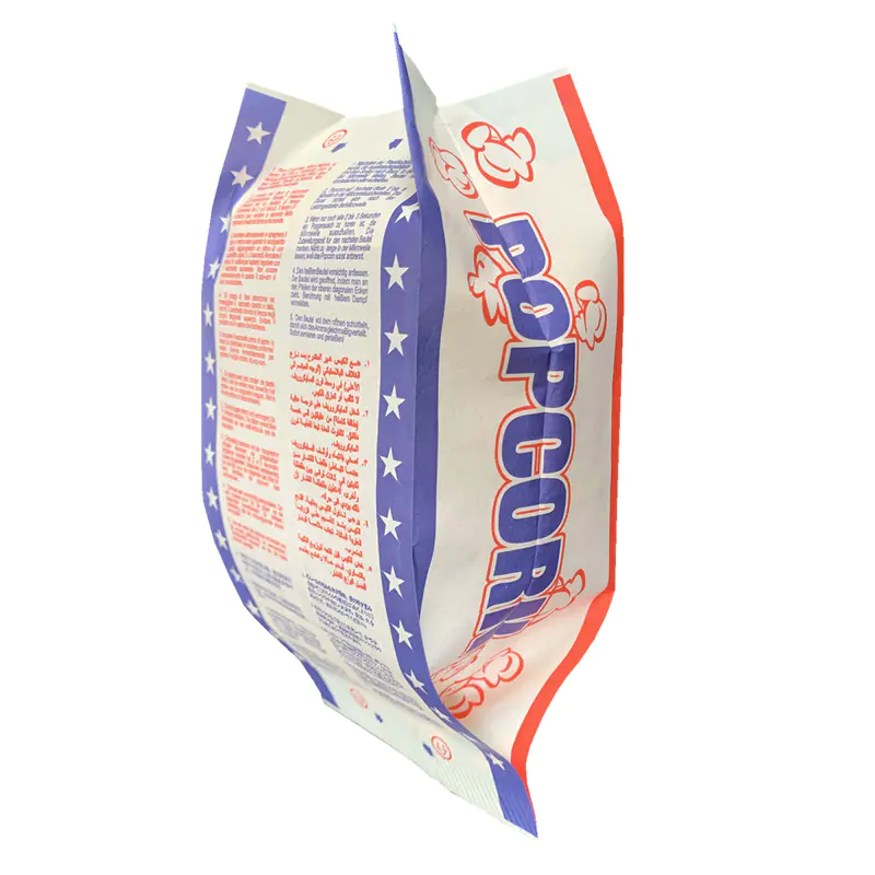Food Grade Disposable Microwave Popcorn Packaging Bag